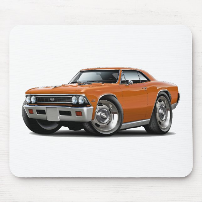Mousepad Carro 1966 da laranja de Chevelle (Frente)