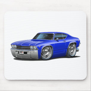 Mousepad Carro 1969 do azul de Chevelle