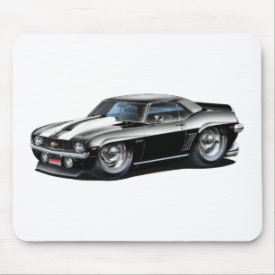 Mousepad Carro 1969 Preto-Branco de Camaro SS