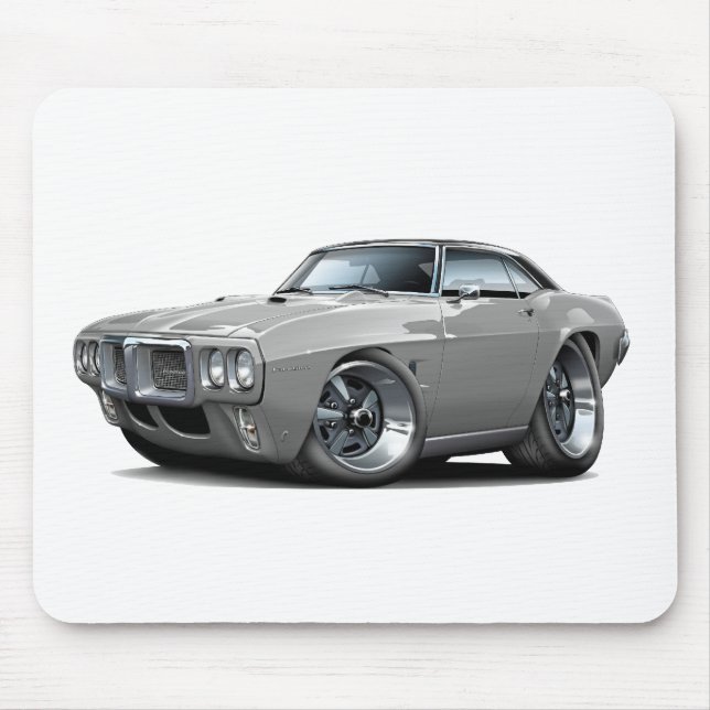Mousepad Carro 1969 superior Cinzento-Preto de Firebird (Frente)