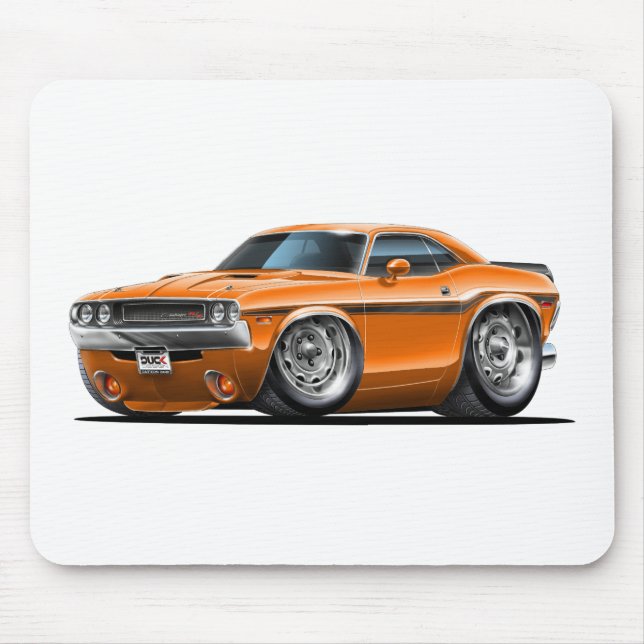 Mousepad Carro 1970-72 da laranja do desafiador (Frente)