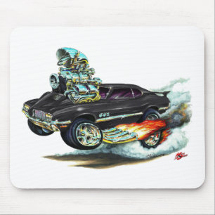 Mousepad Carro 1970-72 preto do cutelo 442 de Oldsmobile