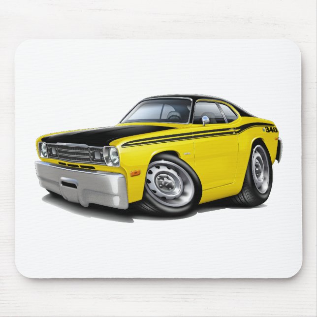 Mousepad Carro 1970-74 amarelo do espanador 340 (Frente)