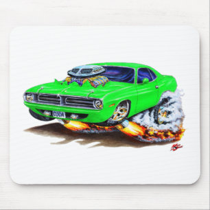 Mousepad Carro 1970 verde de Cuda