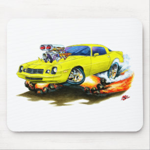 Mousepad Carro 1979-81 amarelo de Camaro
