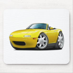 Mousepad Carro 1990-98 amarelo de Miata