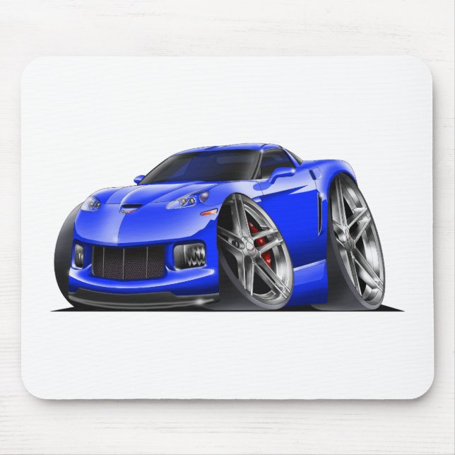 Mousepad Carro 2005-09 do azul de Corveta (Frente)