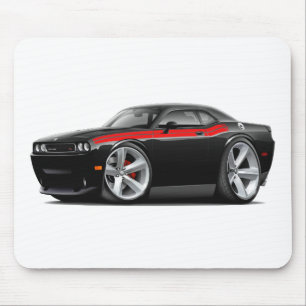 Mousepad Carro 2009-11 Preto-Vermelho do RT do desafiador