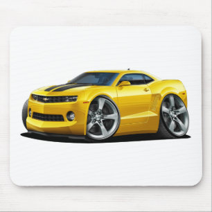Mousepad Carro 2010-12 Amarelo-Preto de Camaro