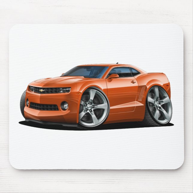Mousepad Carro 2010-12 da laranja de Camaro (Frente)