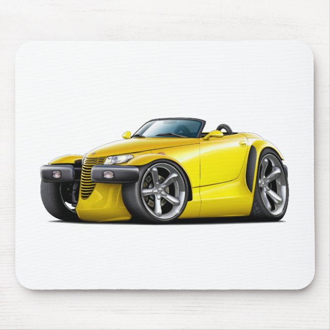 Mousepad Carro amarelo do predador (Frente)