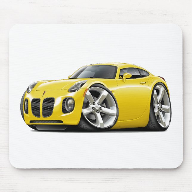Mousepad Carro amarelo do solstício (Frente)