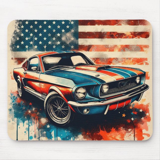 Mousepad carro americano (Frente)