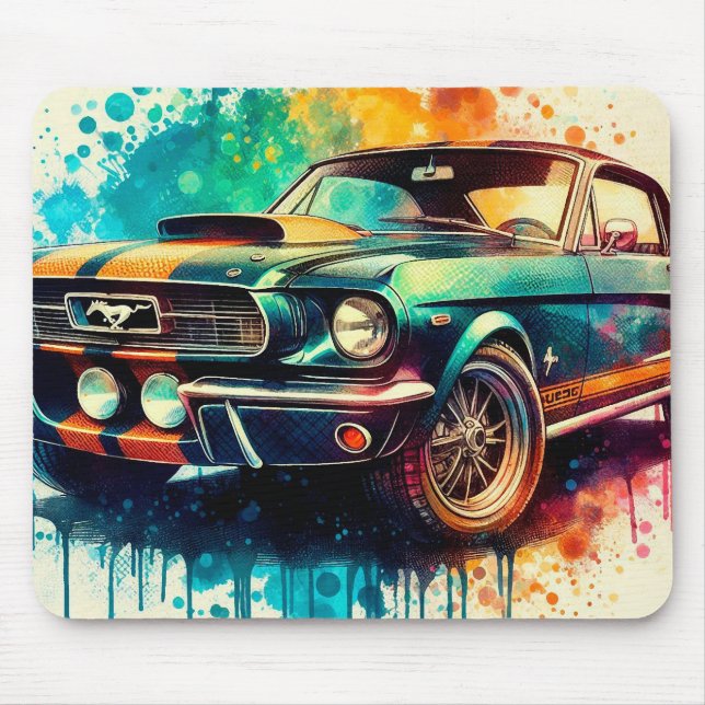 Mousepad carro americano (Frente)