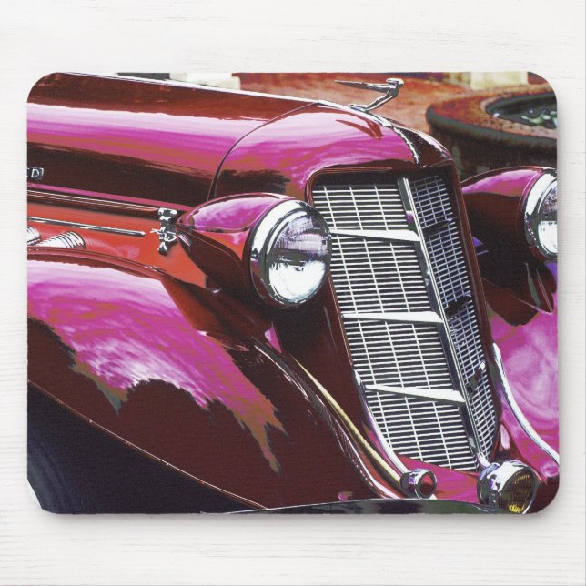Mousepad Carro clássico: Castanho-aloirado (Frente)