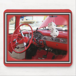 Mousepad Carro clássico com dados