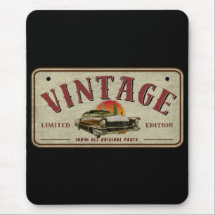 Mousepad Carro Clássico Vintage Edição Limitada Peças Origi