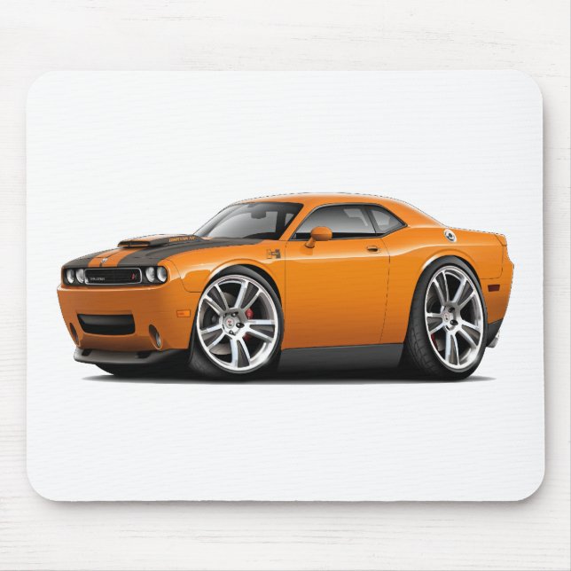 Mousepad Carro da laranja do desafiador de Hurst (Frente)