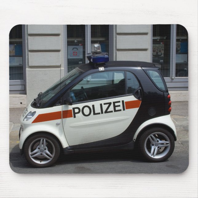 Mousepad Carro da Polícia Inteligente (Frente)