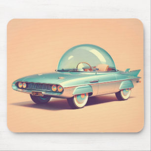 Mousepad Carro de Bolha Futurista Atômico