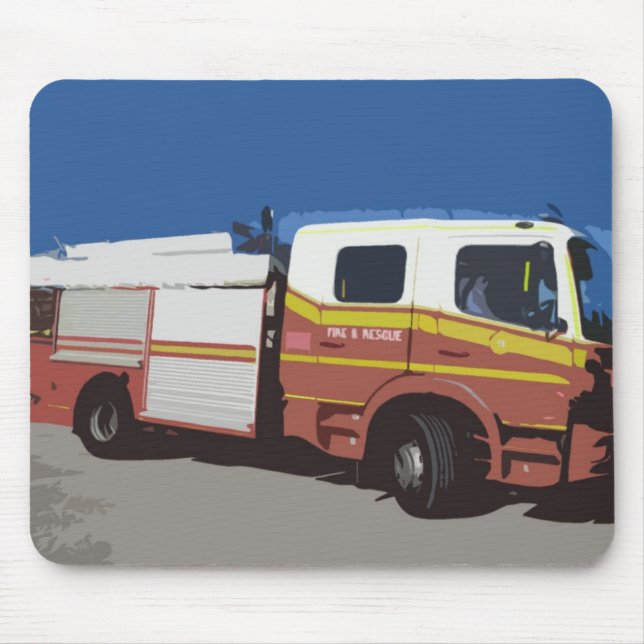 Mousepad Carro de bombeiros (Frente)