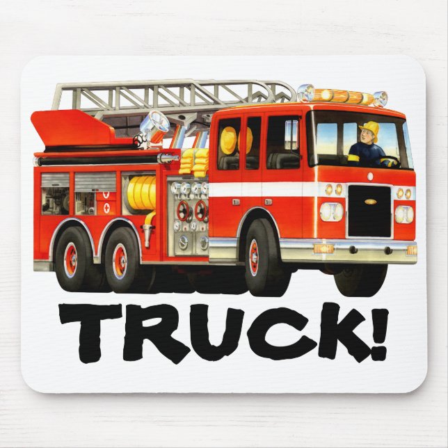 Mousepad Carro de bombeiros (Frente)