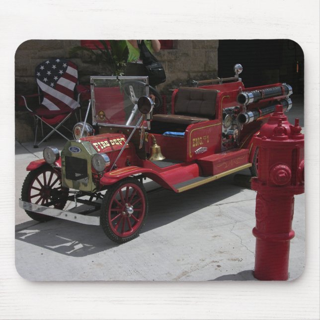 Mousepad Carro de bombeiros bitty de Goldfield (Frente)