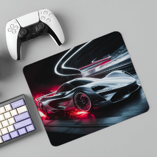 Mousepad Carro de Conceito Sonoro de Demônio de Velocidade