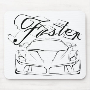 Mousepad Carro de corrida em tribais
