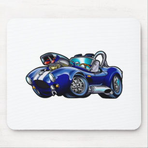 Mousepad Carro de músculo azul clássico Escolher cor de f