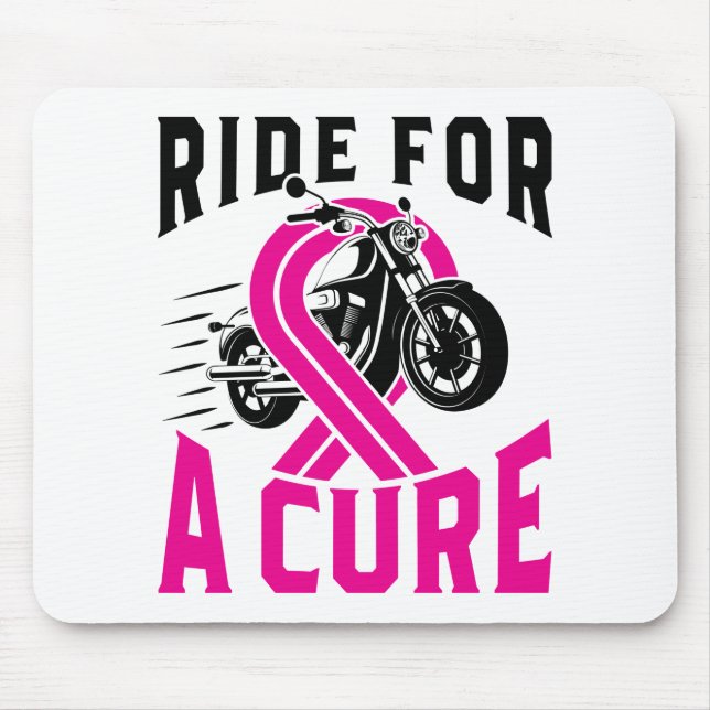 Mousepad Carro de sensibilização para o Cancer da mama para (Frente)