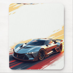 Mousepad Carro desportivo futurístico - Design inteligente