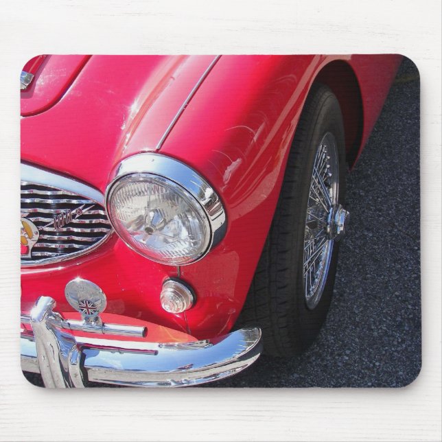 Mousepad Carro desportivo vermelho (Frente)