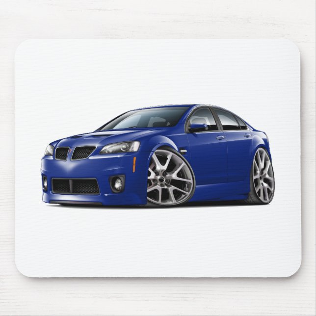 Mousepad Carro do azul de Pontiac G8 GXP (Frente)