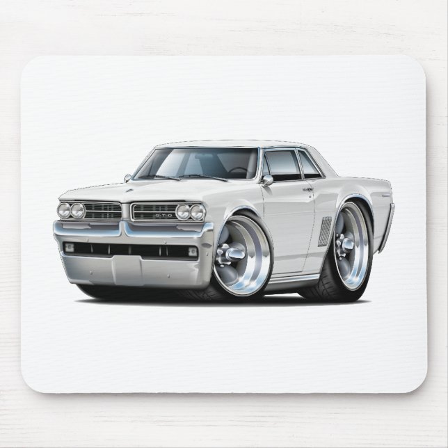 Mousepad Carro do branco de 1964 GTO (Frente)