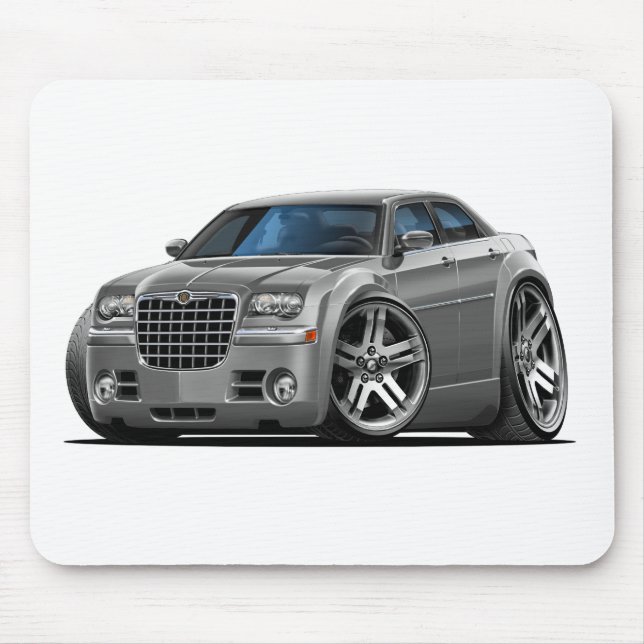 Mousepad Carro do cinza de Chrysler 300 (Frente)