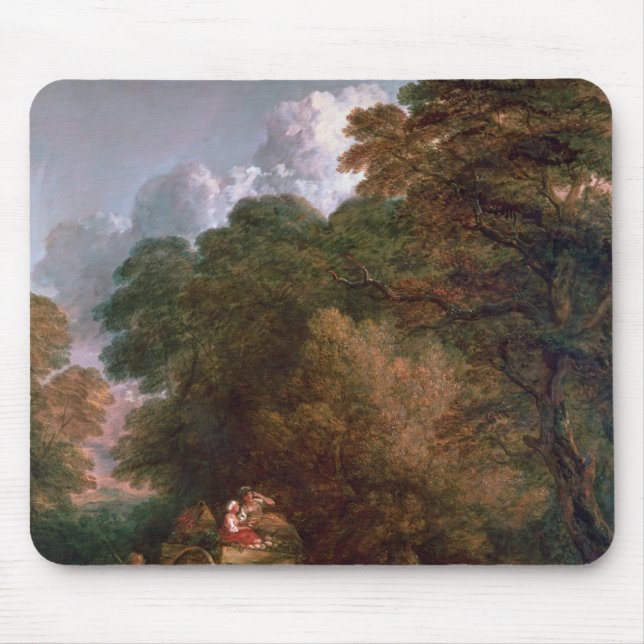 Mousepad Carro do mercado de Thomas Gainsborough |The, 1786 (Frente)