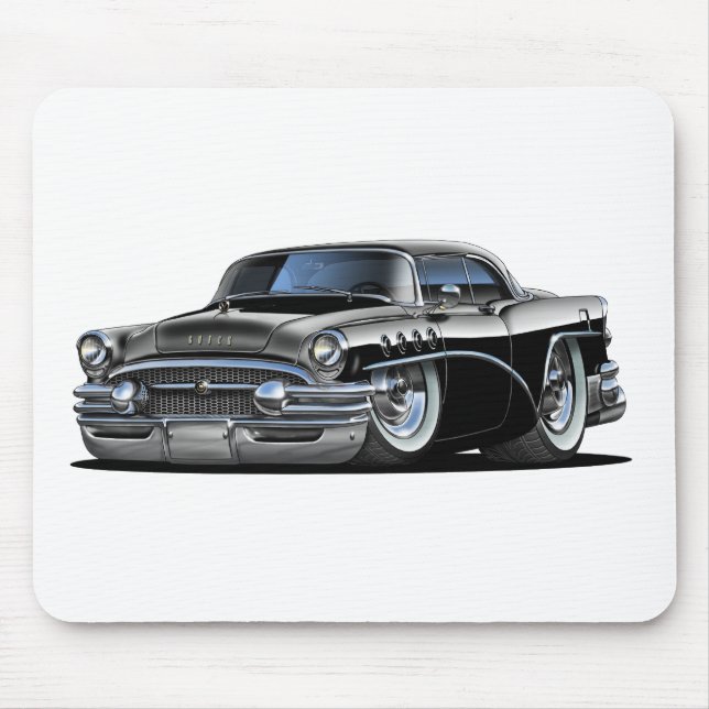 Mousepad Carro do preto do século de Buick (Frente)