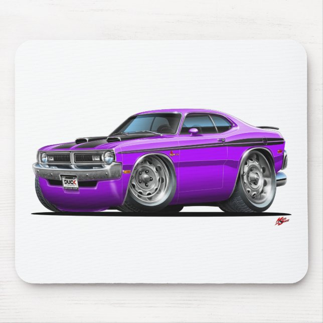 Mousepad Carro do roxo do demónio de Dodge (Frente)