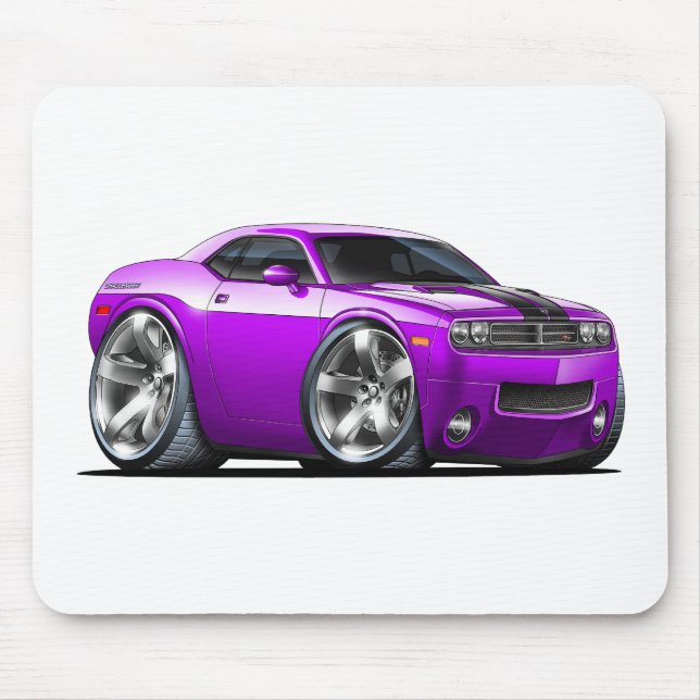 Mousepad Carro do roxo do desafiador (Frente)