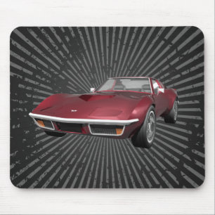 Mousepad Carro Esportivo Corvette 1970: Candy Apple Finish: