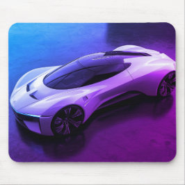 Mousepad Carro Esportivo Futurista Vroom, Vroom em um Compu