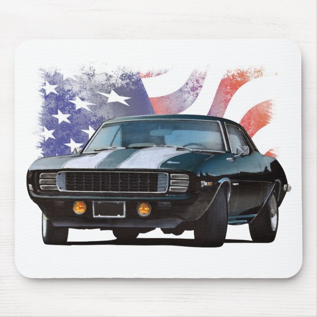 Mousepad Carro Muscular na América (Frente)