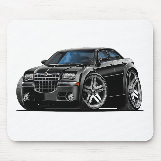 Mousepad Carro preto de Chrysler 300 (Frente)