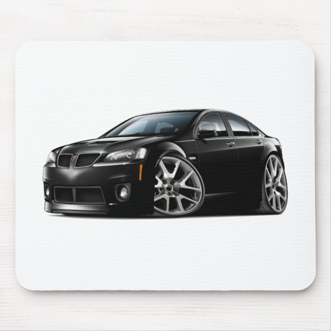 Mousepad Carro preto de Pontiac G8 GXP (Frente)