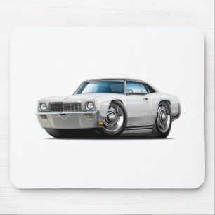 Mousepad Carro superior Branco-Preto de Monte 1971 - de