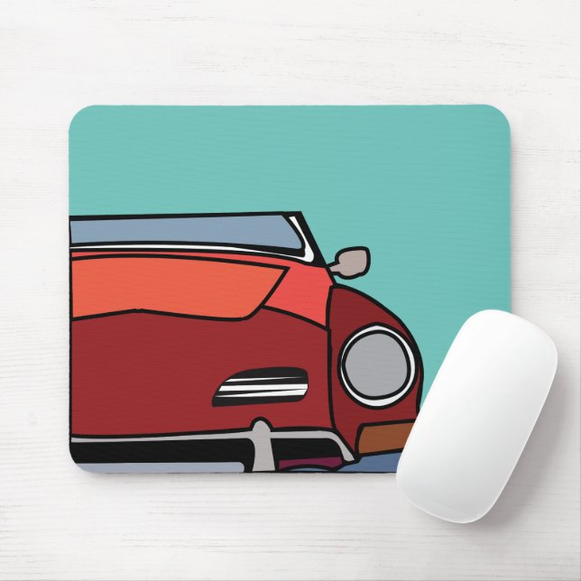 Mousepad Carro vintage clássico antigo (Com mouse)
