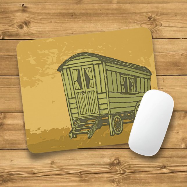 Mousepad carroça de caravana cigana (Criador carregado)