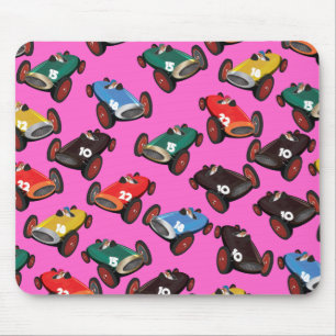 Mousepad Carros De Corrida Vintage
