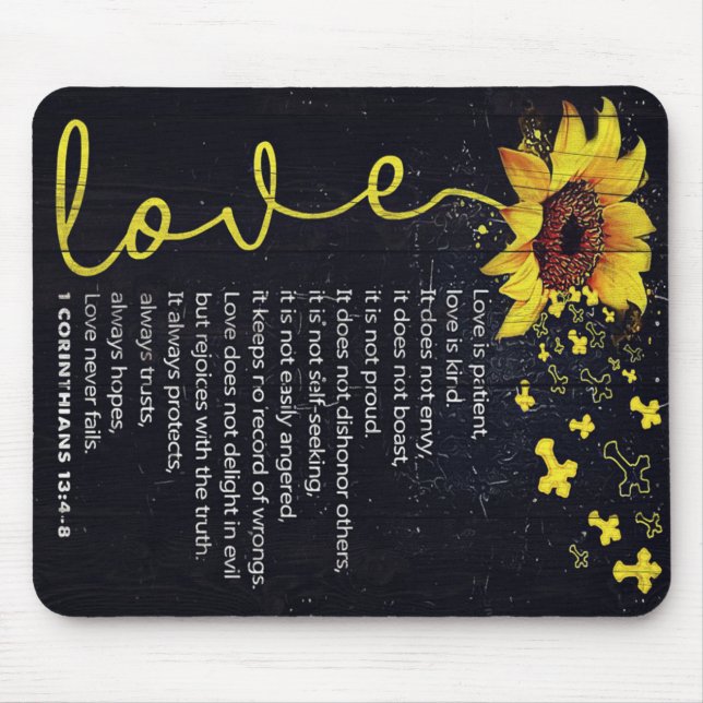 Mousepad Carta Ao Meu Marido, Novo Presente Doméstico (Frente)